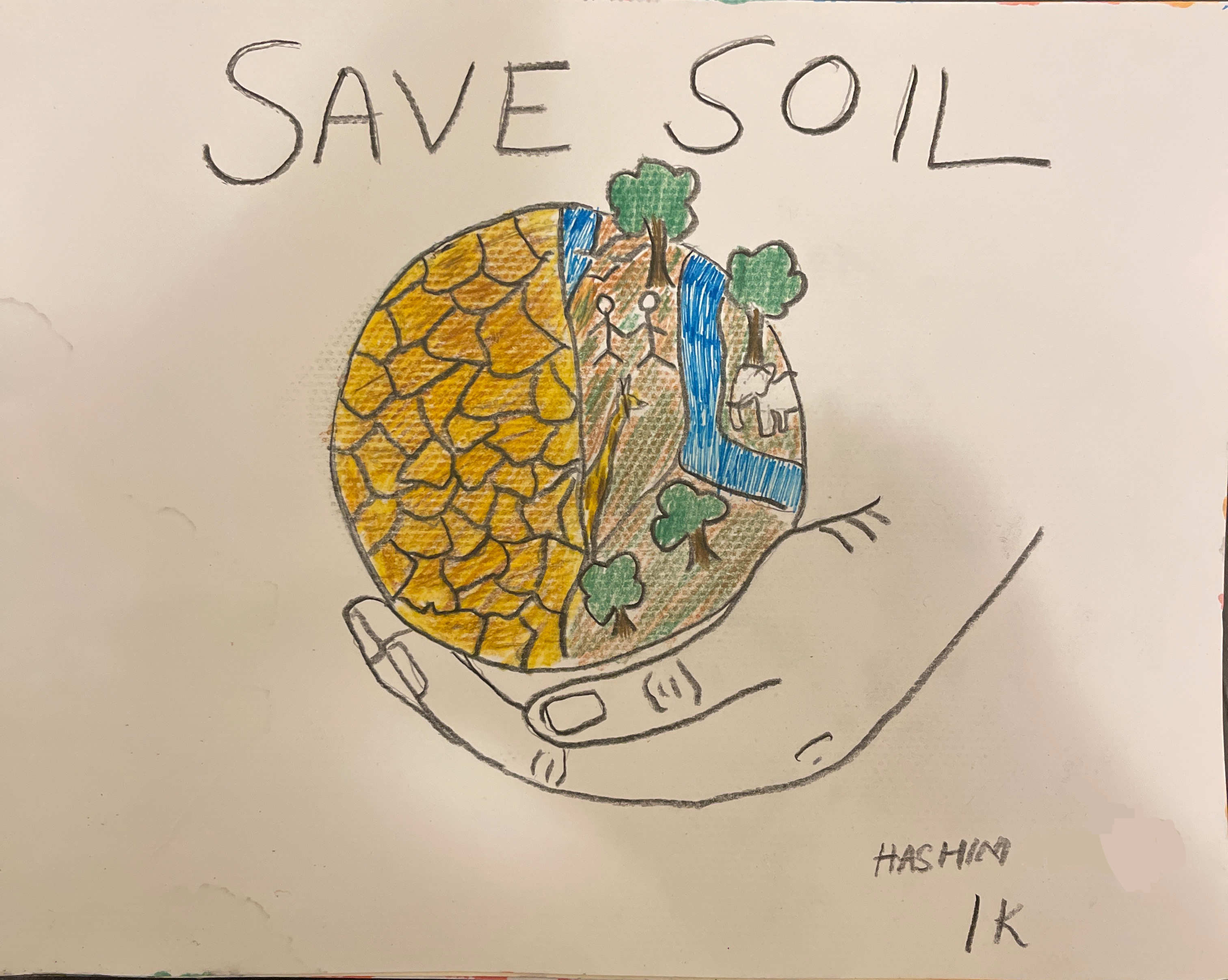 save soil drawing. save earth poster making | By Easy Drawing SA | Facebook-saigonsouth.com.vn