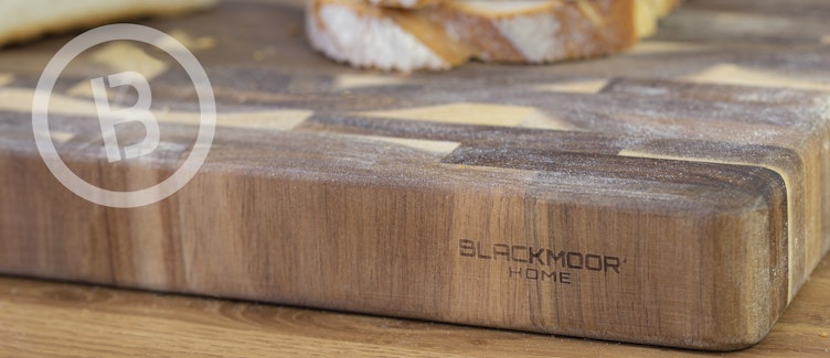 blackmoor wooden chopping board and food prep