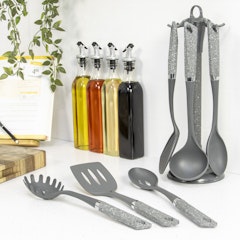 blackmoor food prep grey utensil sets