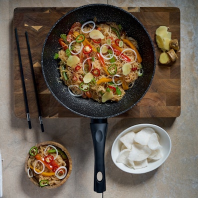 blackmoor home non stick wok frying pan