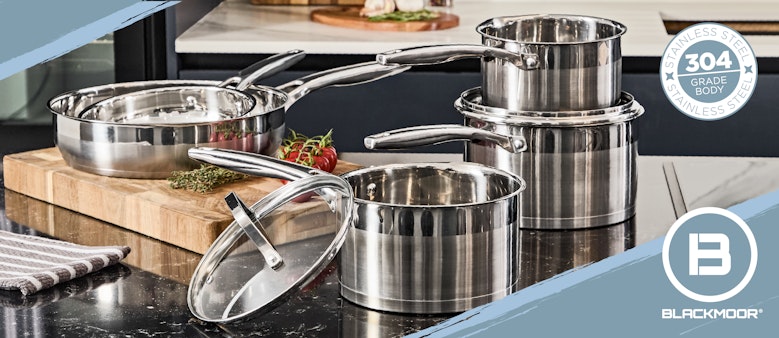 Blackmoor Home Pro Stainless Steel Cookware Range