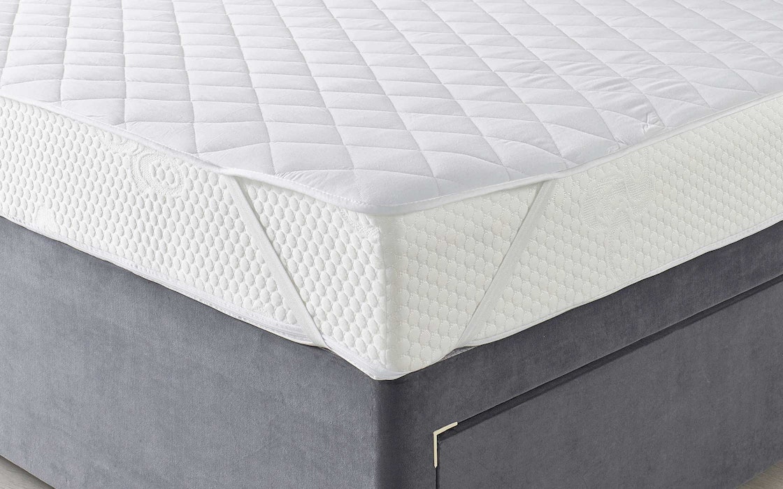 mattress protector close up