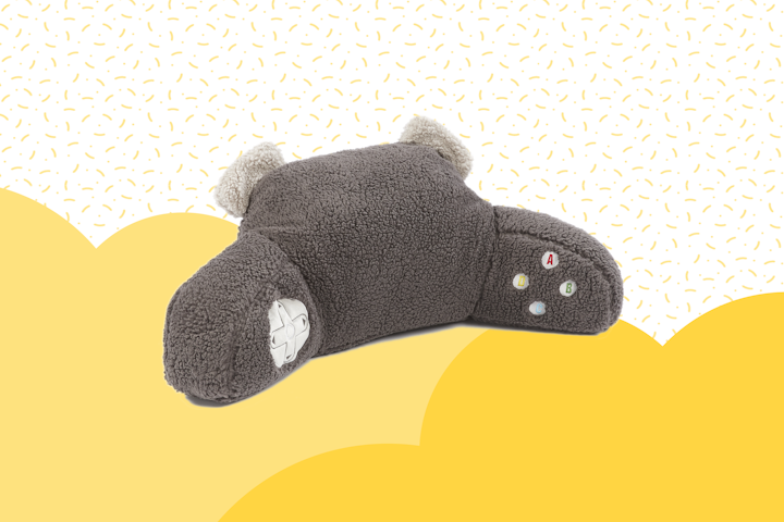 Huggleland Kids Teddy Fleece Gaming Controller Cuddle Cushion