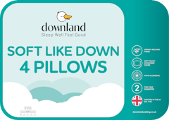 Soft Like Down 4 Pillows