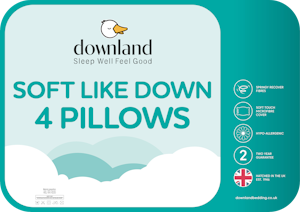Soft Like Down 4 Pillows
