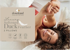Softened Duck Feather Pillow Pair