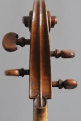 Old english cello scrol