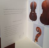 Pillement cello certificate