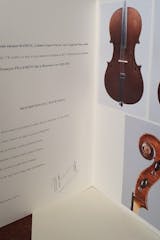 Pillement cello certificate