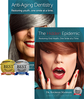 Anti-Aging Dentistry and The Hidden Epidemic - two books authored by Dr. Maddahi