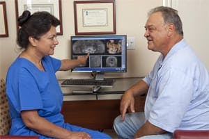 Ed O' Ross with Dr. Kapoor