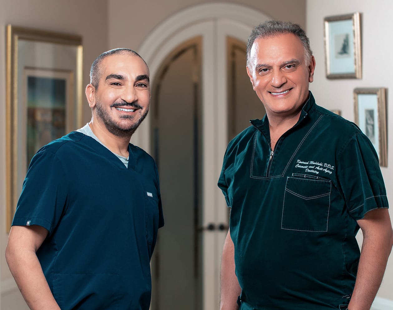 an image of the two doctor at the practice standing next to eachother