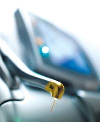 Close up of Waterlase MD Turbo machine