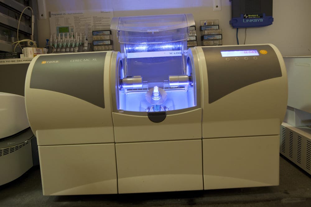 CEREC machine for dental crowns