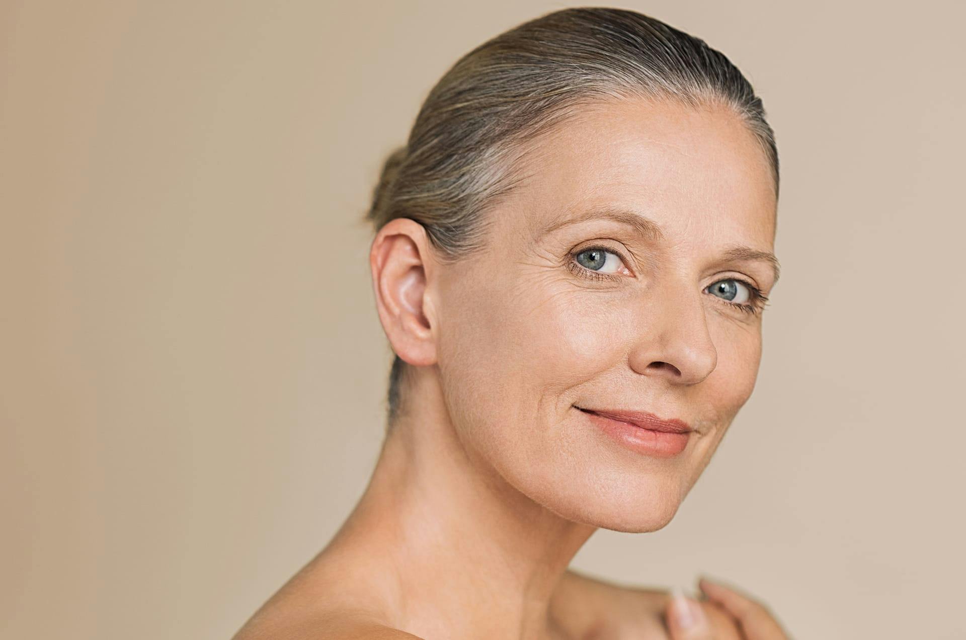 Smiling older woman