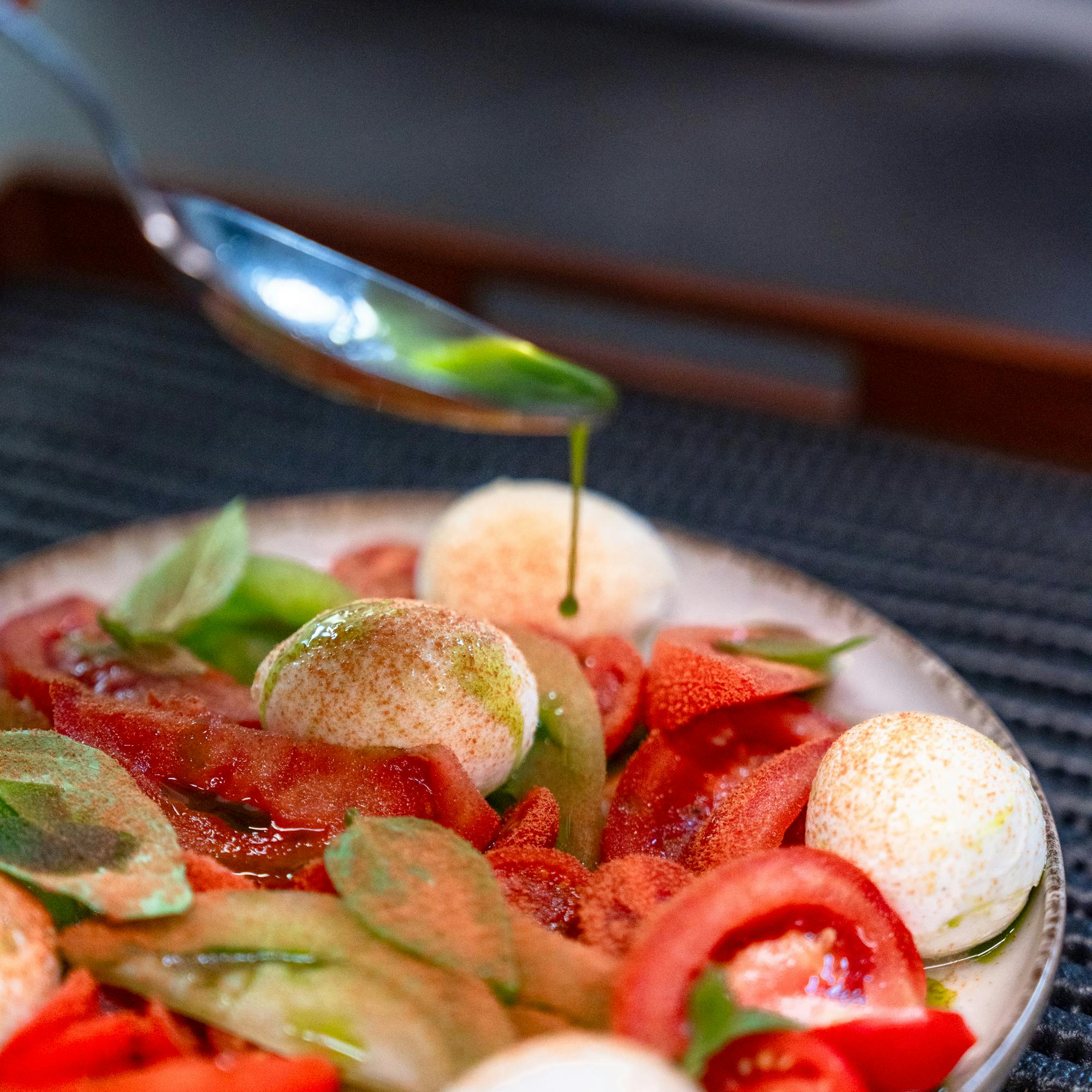 Caprese Summer Dishes at FLAMEL Lugano Cover Image for Caprese Summer Dishes at FLAMEL Lugano