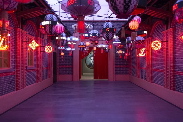 Travel exhibition 'Volez, Voguez, Voyagez' for Louis Vuitton