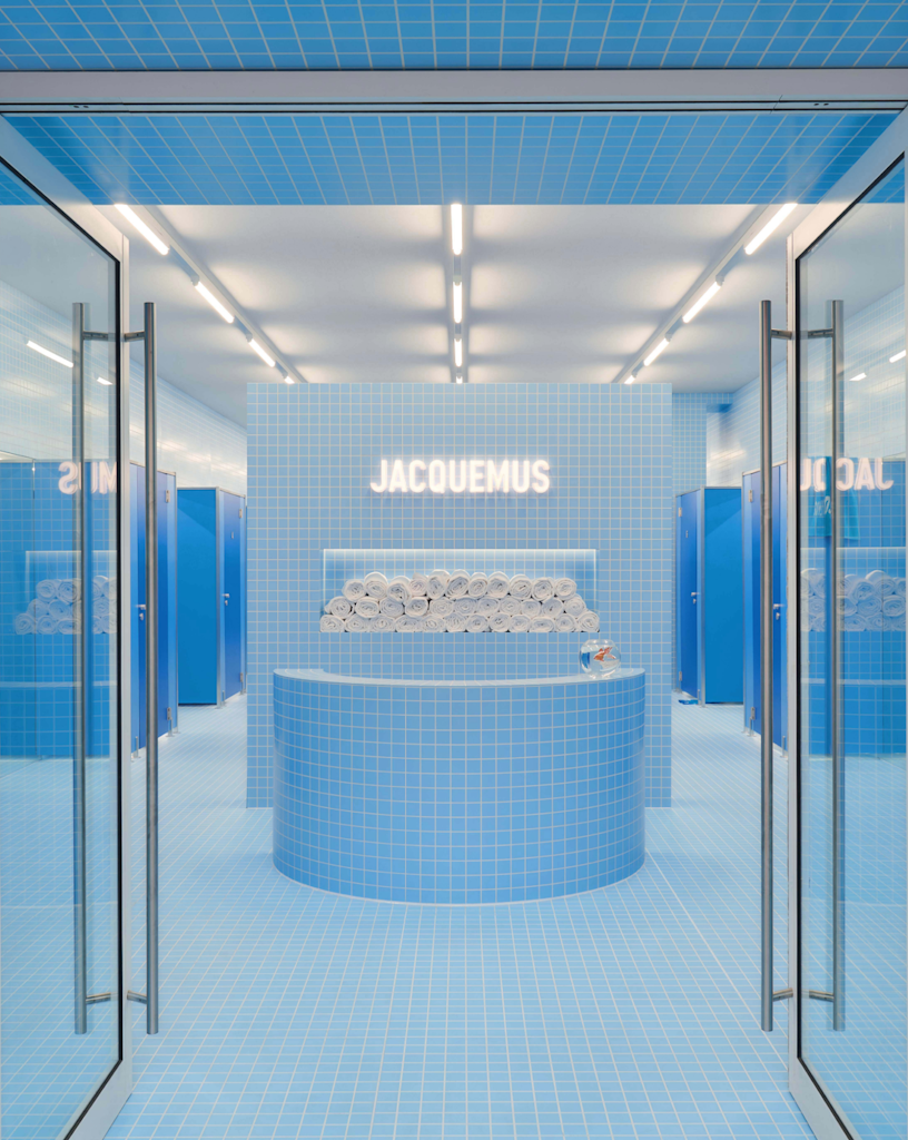 Intermingling spatial design and interactive scenography for Jacquemus