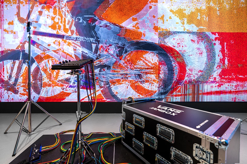 An audio-visual jambox for Vans in Milan