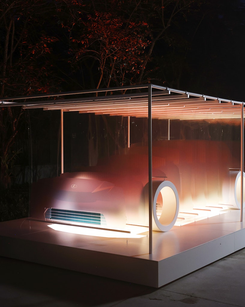 A solar sculpture for Lexus with Marjan van Aubel