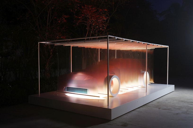 A solar sculpture for Lexus with Marjan van Aubel