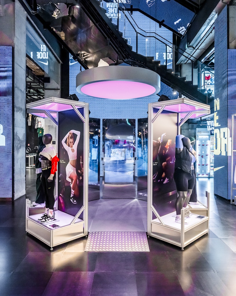 An interactive stage for Nike’s House of Innovation