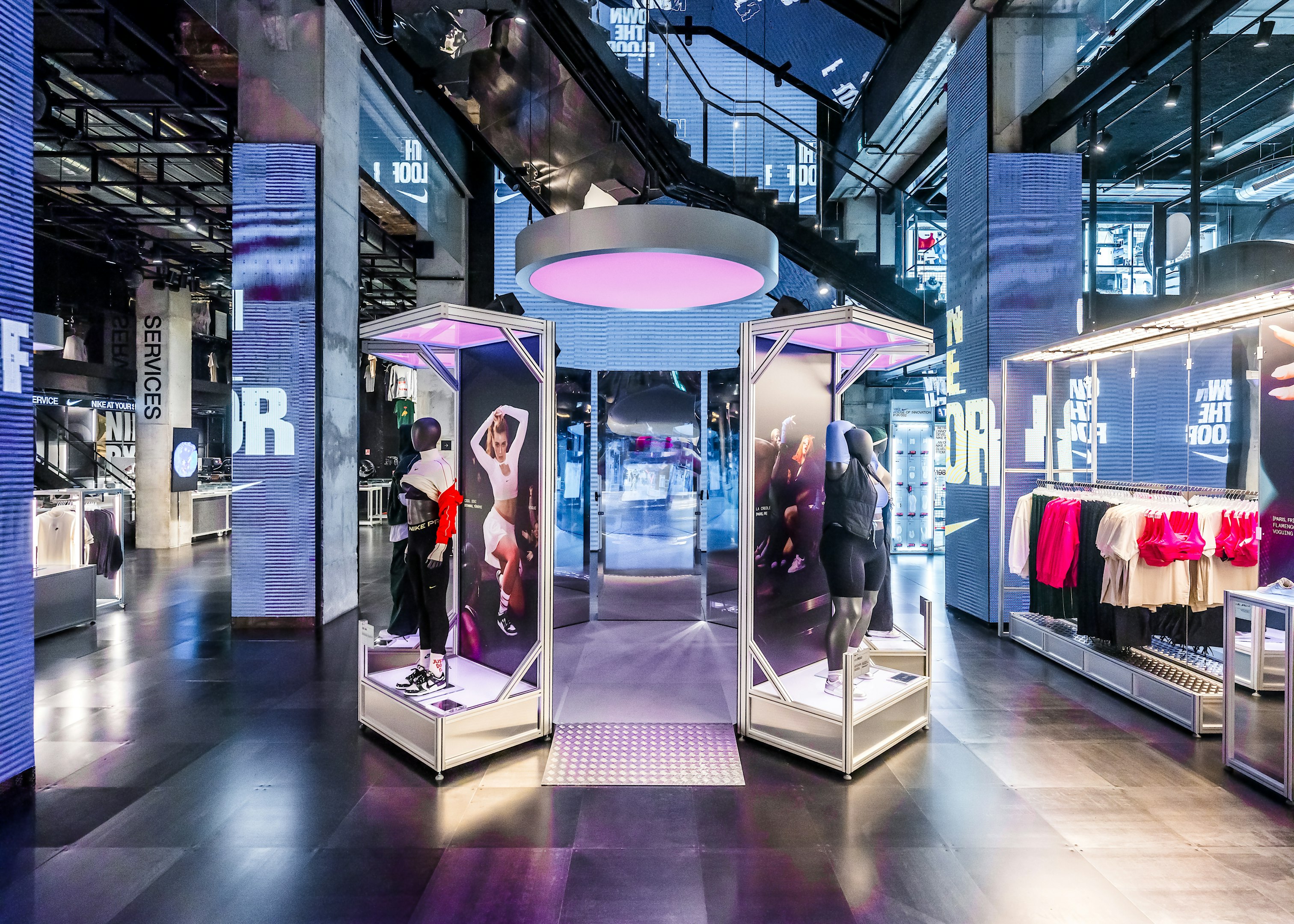 An interactive stage for Nike’s House of Innovation - Random Studio