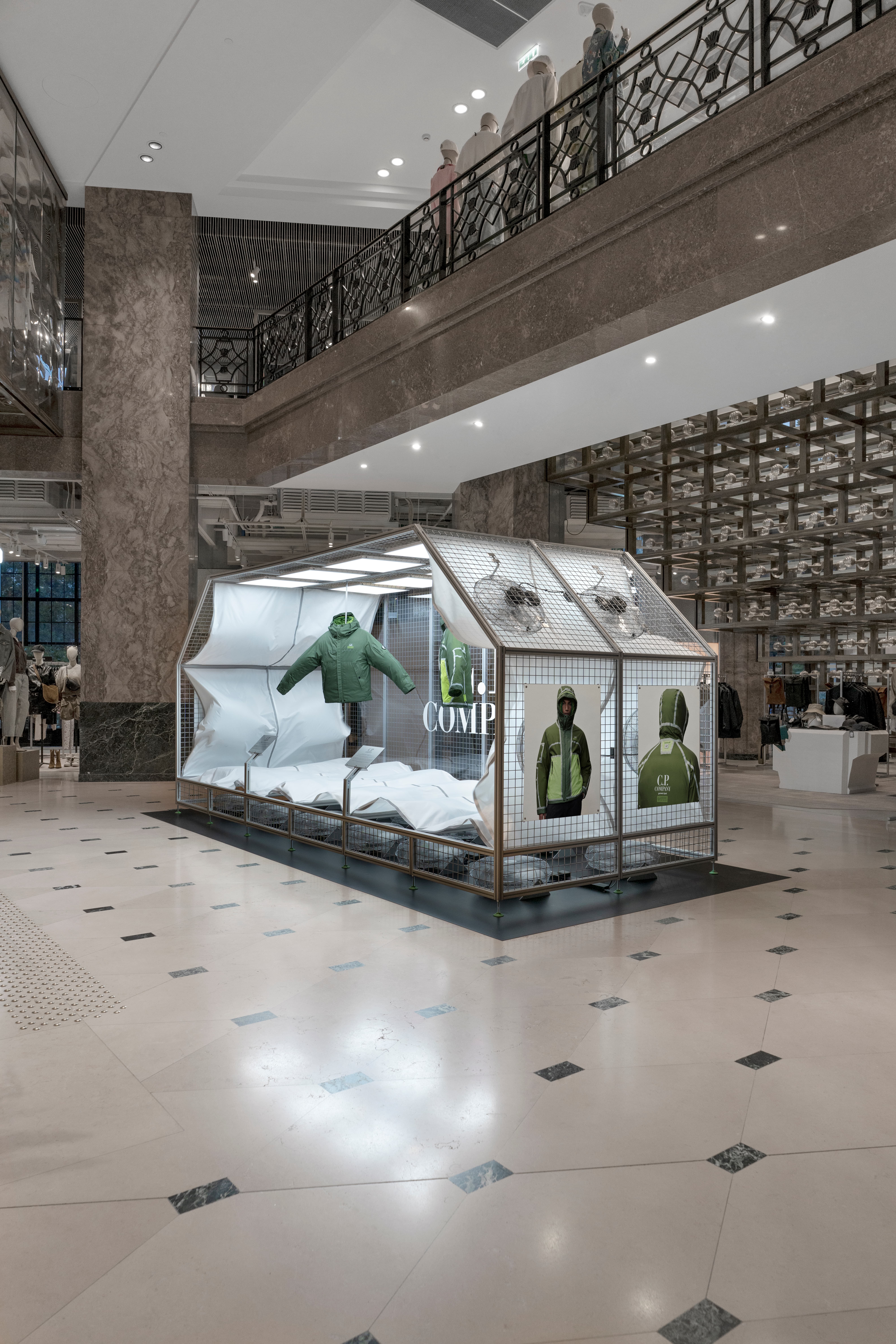 A Wind Installation for C.P. Company at Galeries Lafayette