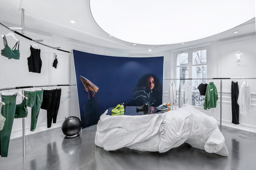 Reimagining a permanent retail space for Nike in Paris 