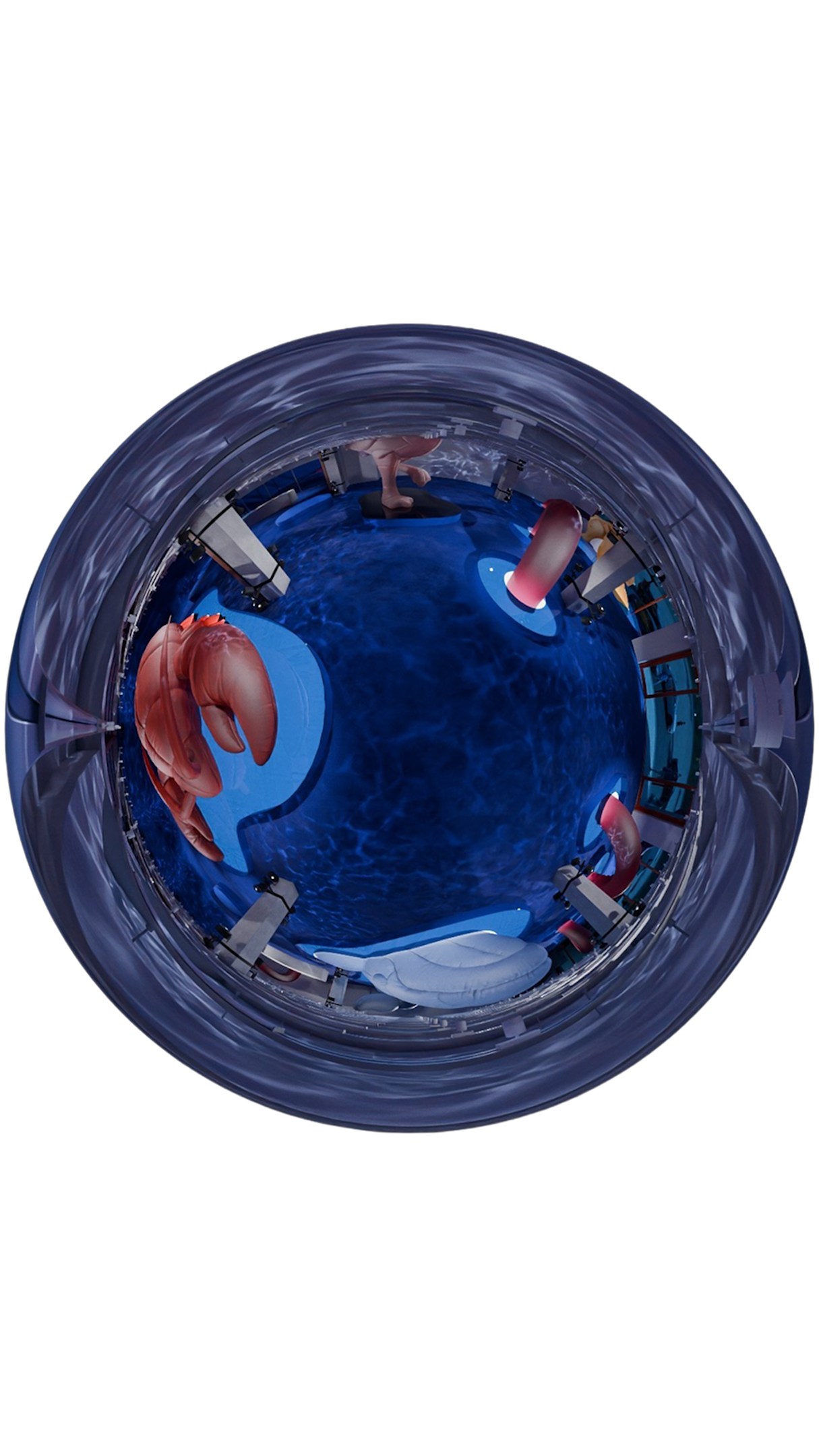 An Underwater Pop-Up for Moncler’s Puffy Summer - Random Studio