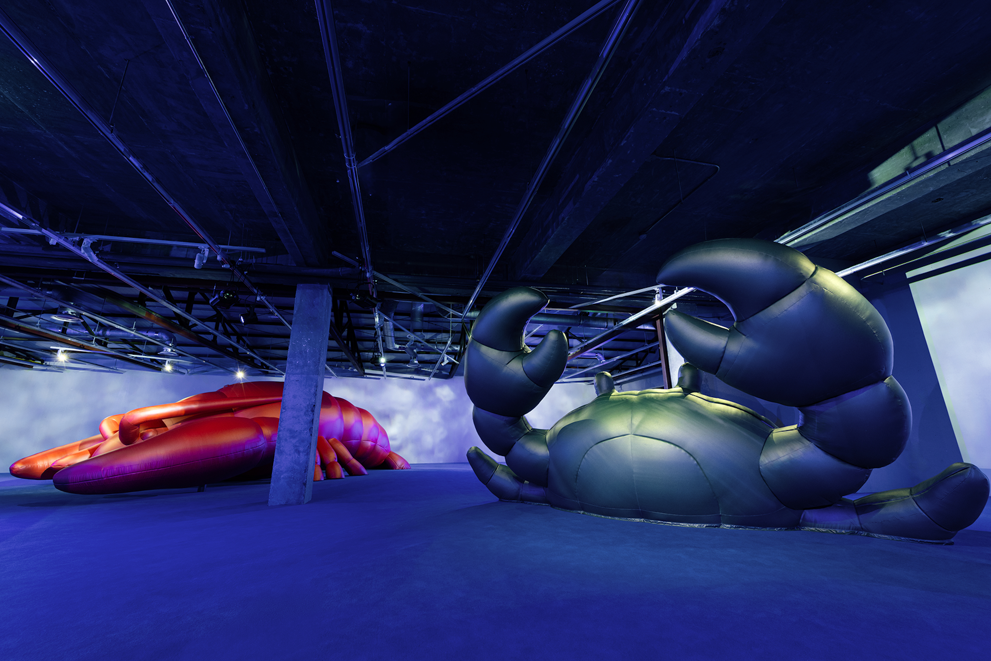 An Underwater Pop-Up for Moncler’s Puffy Summer - Random Studio