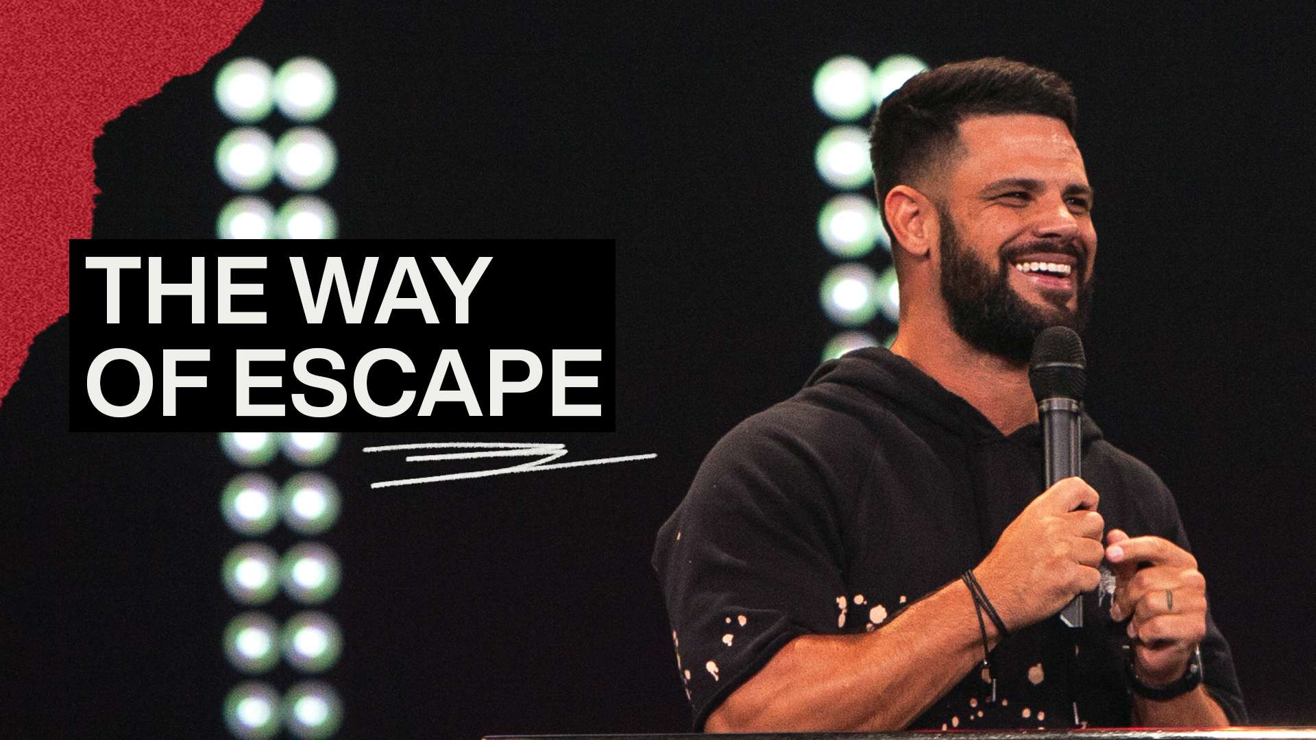 Pastor Steven Furtick preaching "The Way Of Escape" at Elevation Church Pastor Steven Furtick preaching "The Way Of Escape" at Elevation Church