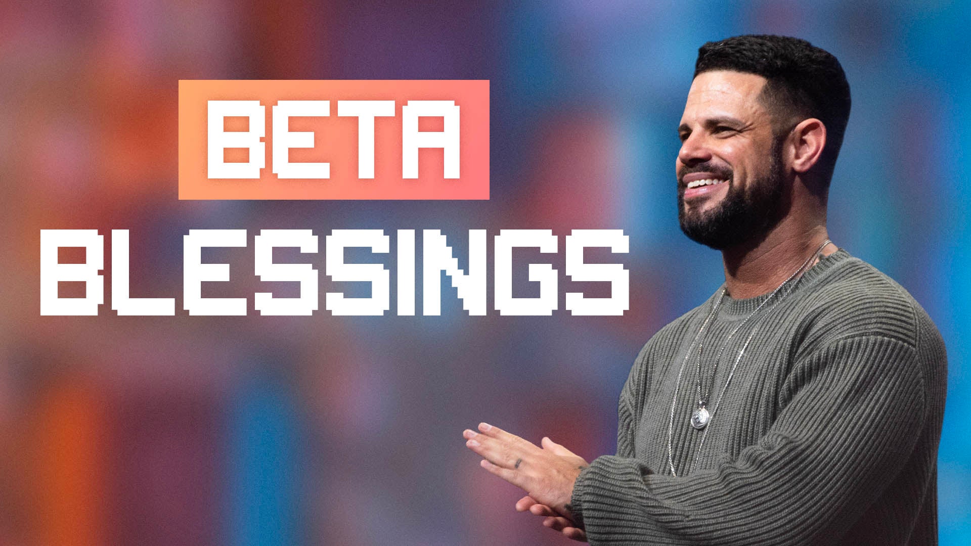 Pastor Steven Furtick preaching "Beta Blessings" at Elevation Church Pastor Steven Furtick preaching "Beta Blessings" at Elevation Church