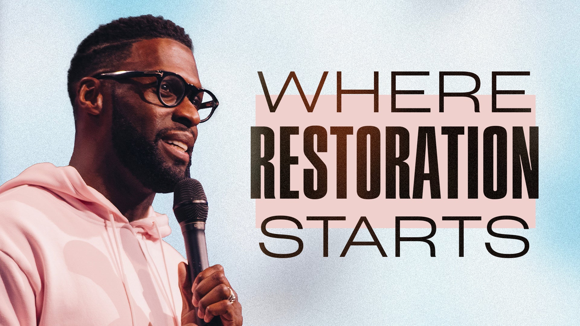 Pastor Robert Madu preaching "Where Restoration Starts" at Elevation Church Pastor Robert Madu preaching "Where Restoration Starts" at Elevation Church