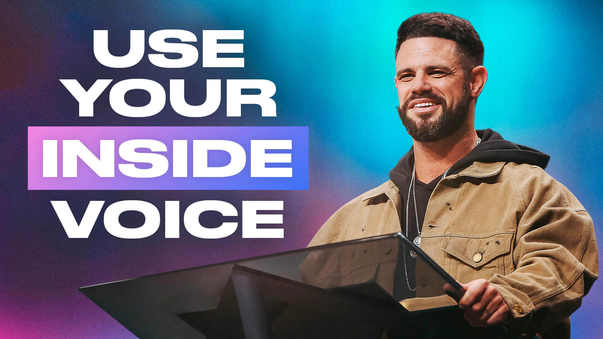 Pastor Steven Furtick preaching "Use Your Inside Voice" at Elevation Church Pastor Steven Furtick preaching "Use Your Inside Voice" at Elevation Church