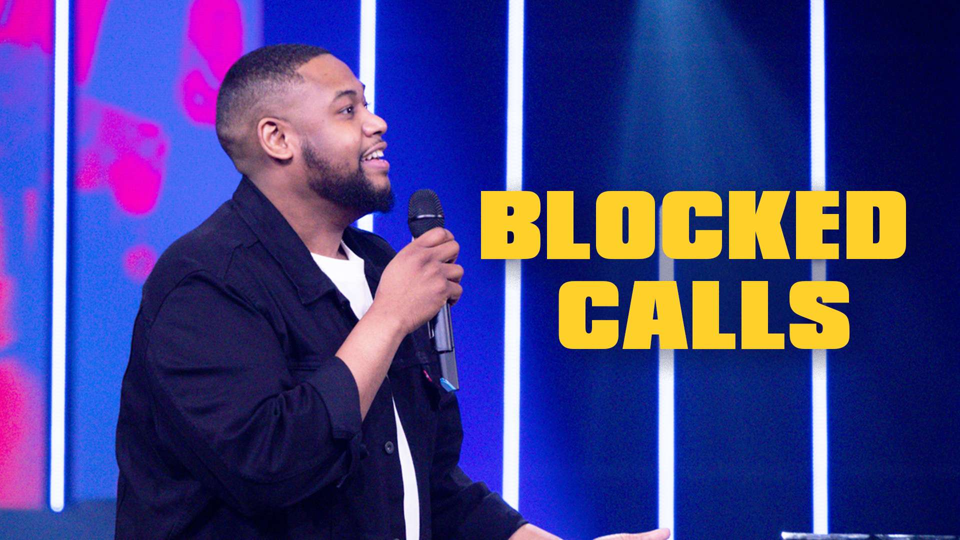 Chet Pete preaching "Blocked Calls" at Elevation Church