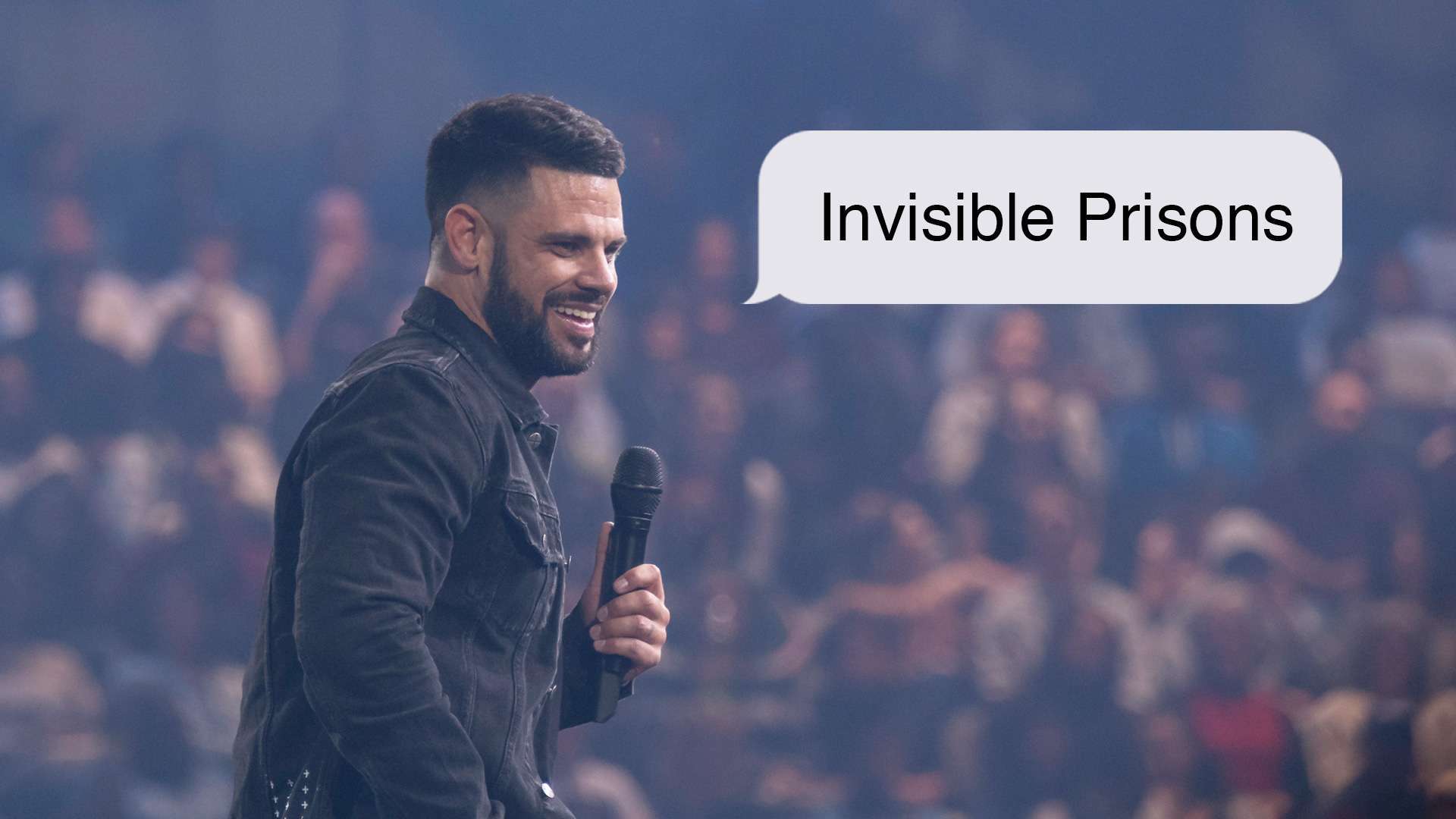 Pastor Steven Furtick preaching "Invisible Prisons" at Elevation Church
