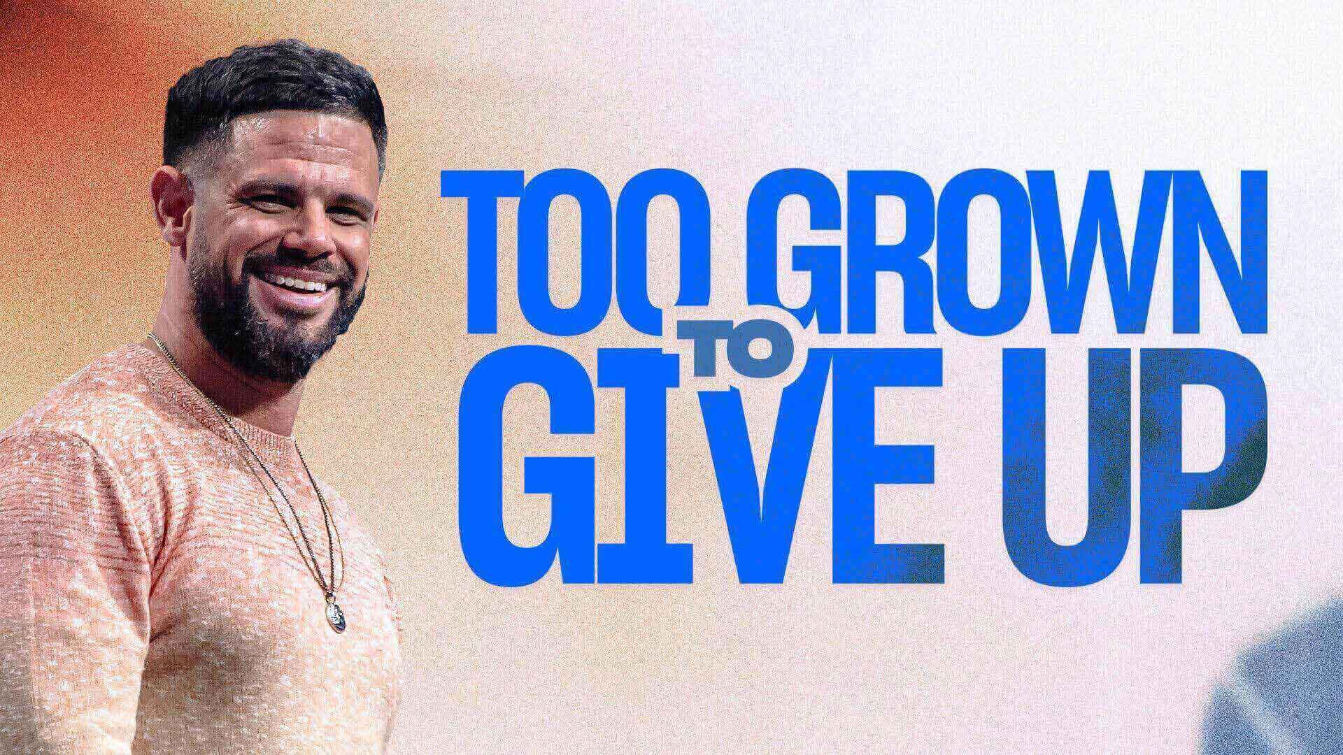 Pastor Steven Furtick preaching "Too Grown To Give Up" at Elevation Church Pastor Steven Furtick preaching "Too Grown To Give Up" at Elevation Church