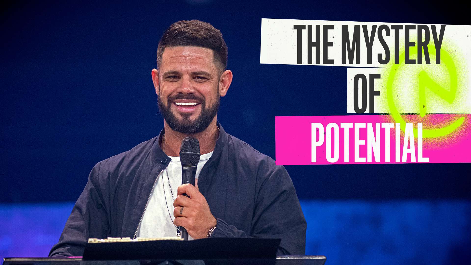 Pastor Steven Furtick preaching "The Mystery Of Potential" at Elevation Church Pastor Steven Furtick preaching "The Mystery Of Potential" at Elevation Church