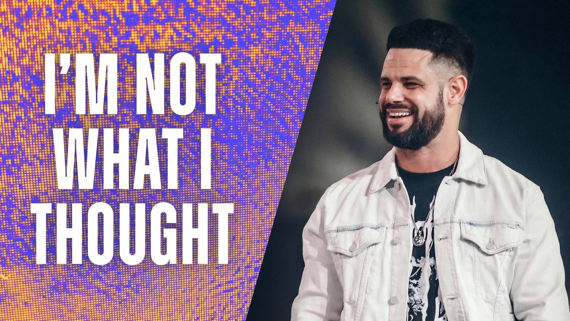 Pastor Steven Furtick preaching "I’m Not What I Thought" at Elevation Church Pastor Steven Furtick preaching "I’m Not What I Thought" at Elevation Church