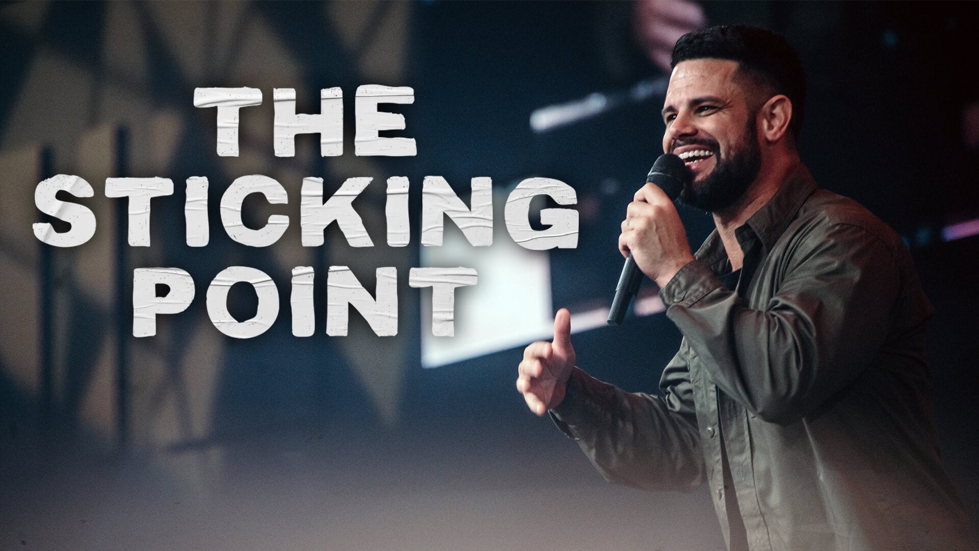 Pastor Steven Furtick preaching "The Sticking Point" at Elevation Church Pastor Steven Furtick preaching "The Sticking Point" at Elevation Church
