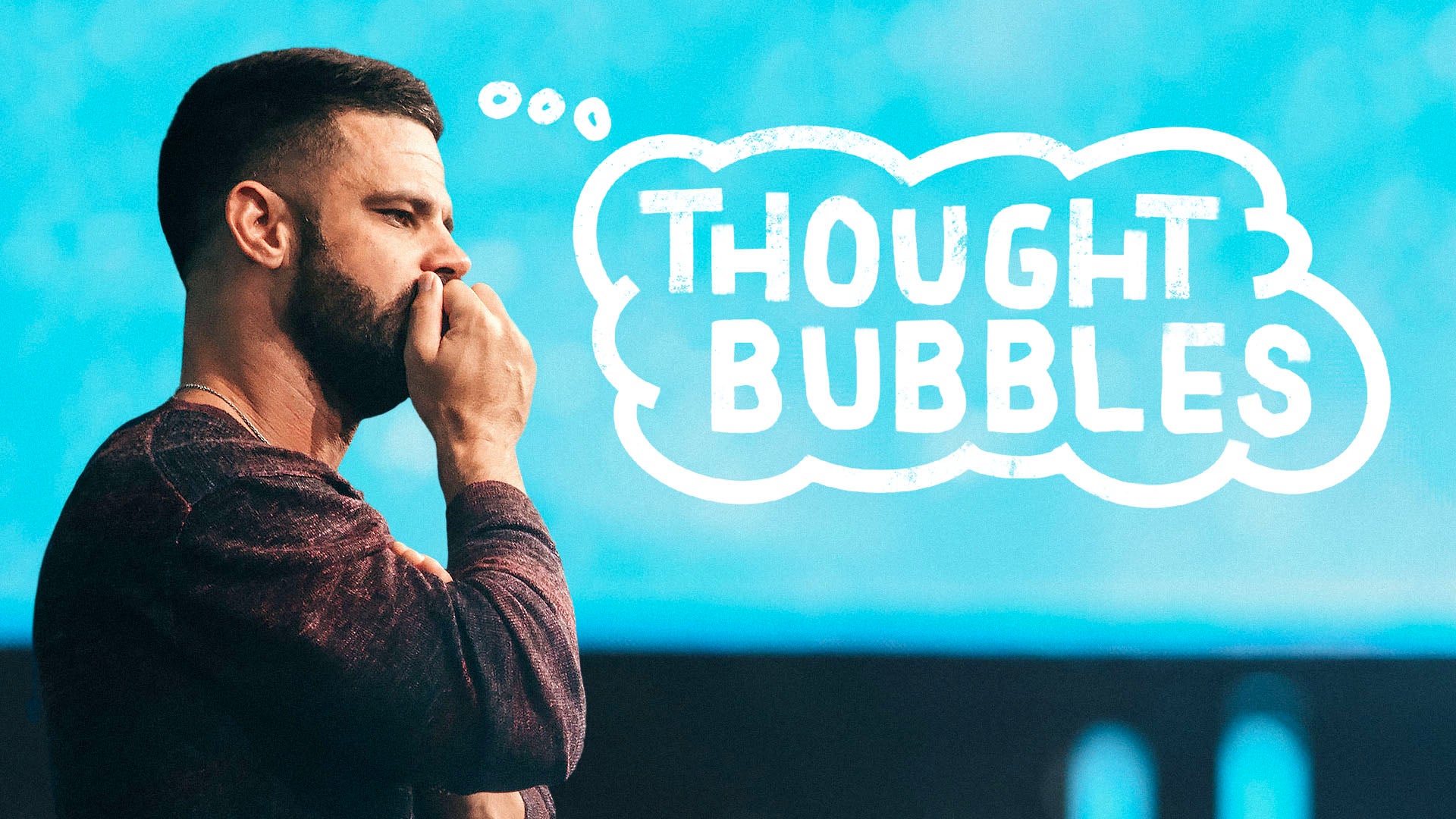 Pastor Steven Furtick preaching "Thought Bubbles" at Elevation Church Pastor Steven Furtick preaching "Thought Bubbles" at Elevation Church