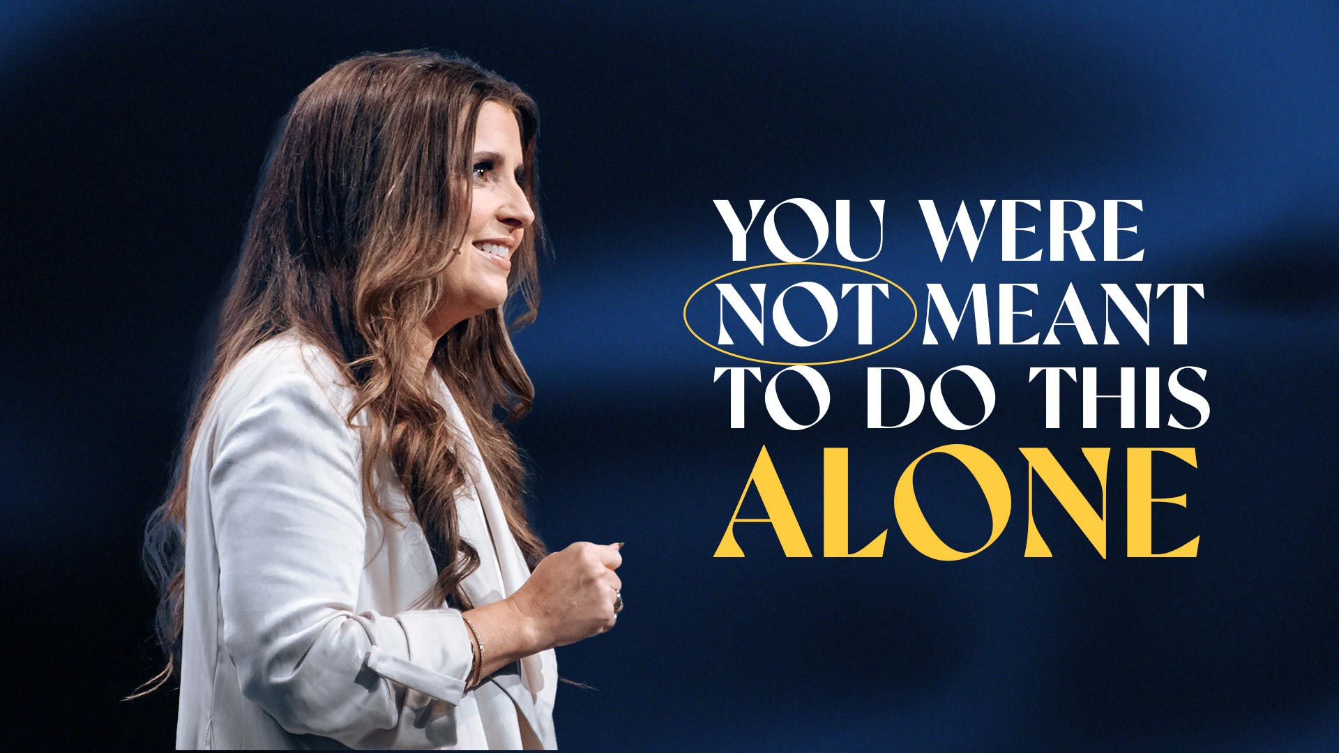 Holly Furtick preaching "You Were Not Meant To Do This Alone" at Elevation Church Holly Furtick preaching "You Were Not Meant To Do This Alone" at Elevation Church