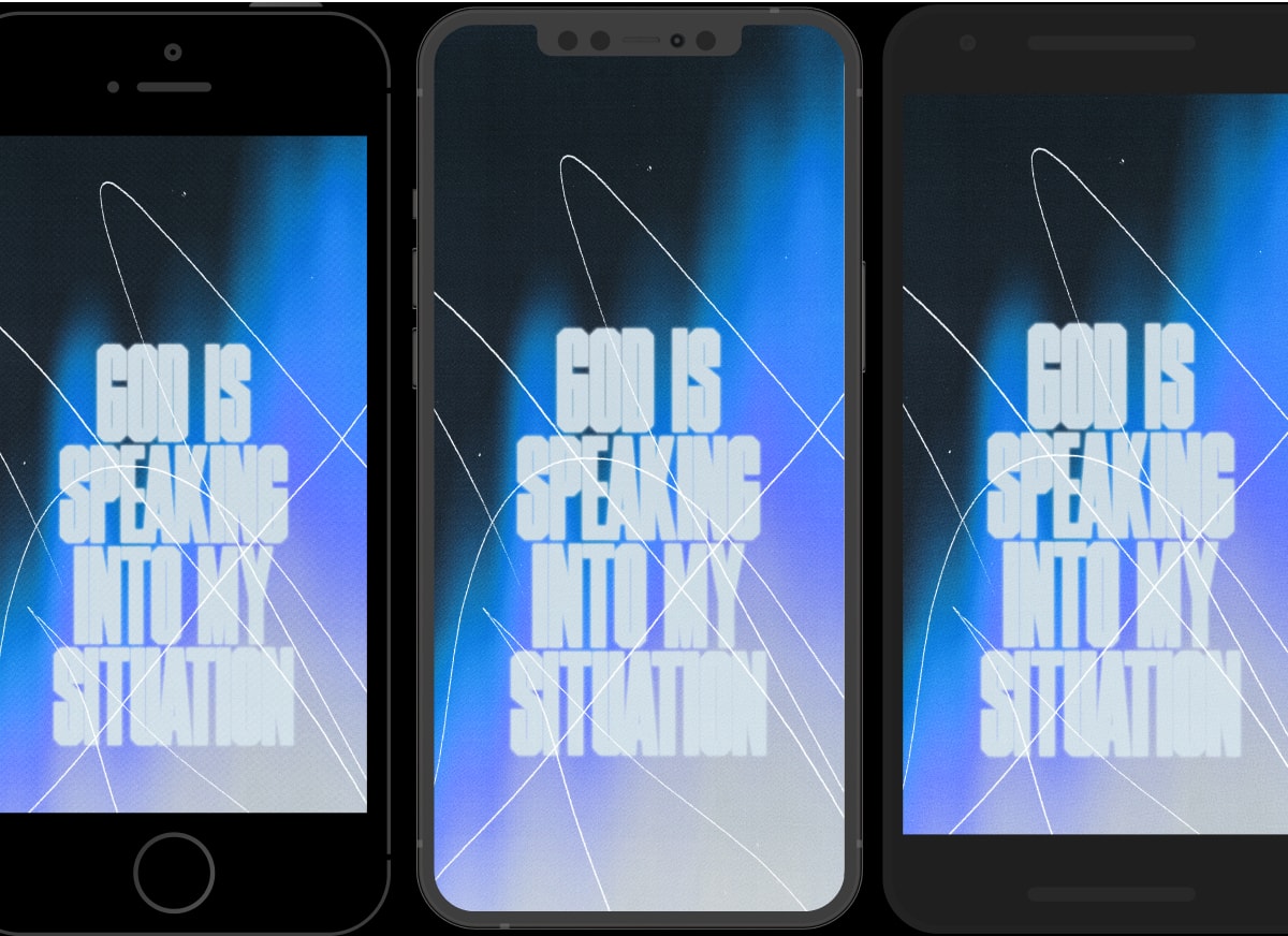God is Speaking Into My Situation Wallpaper