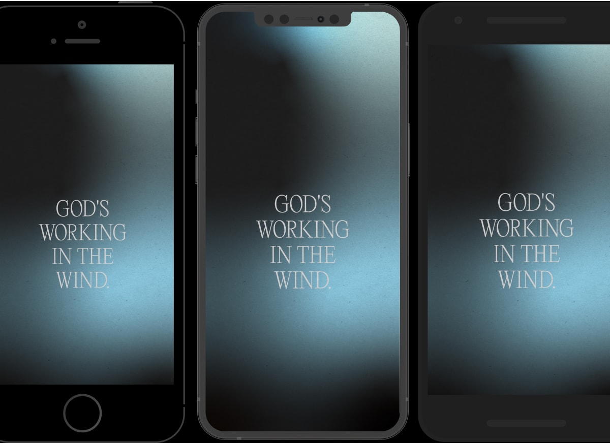 God's Working In The Wind Wallpaper