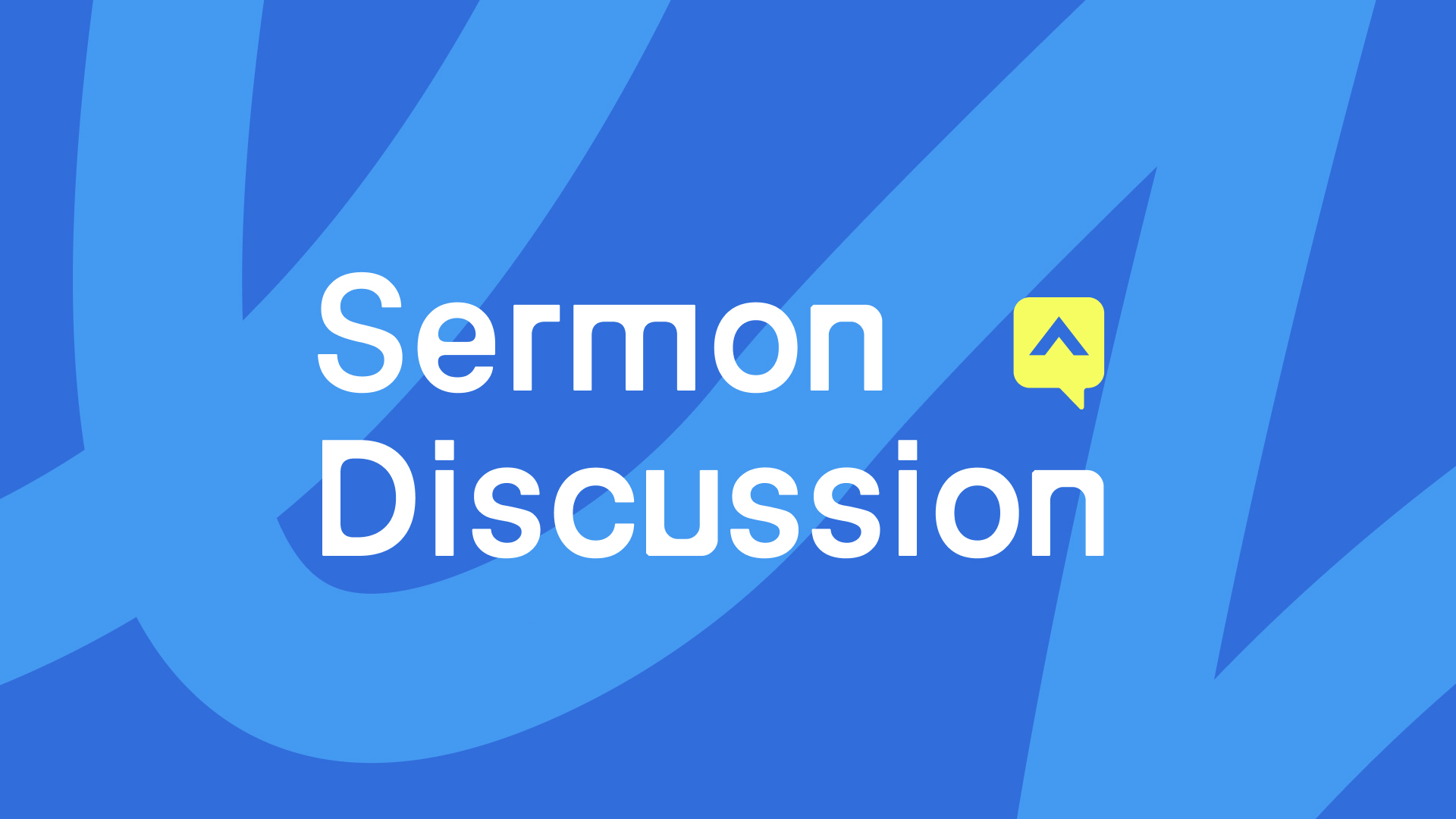 Sermon Discussion - We're better together
