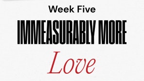 Week Five Immeasurably More Love