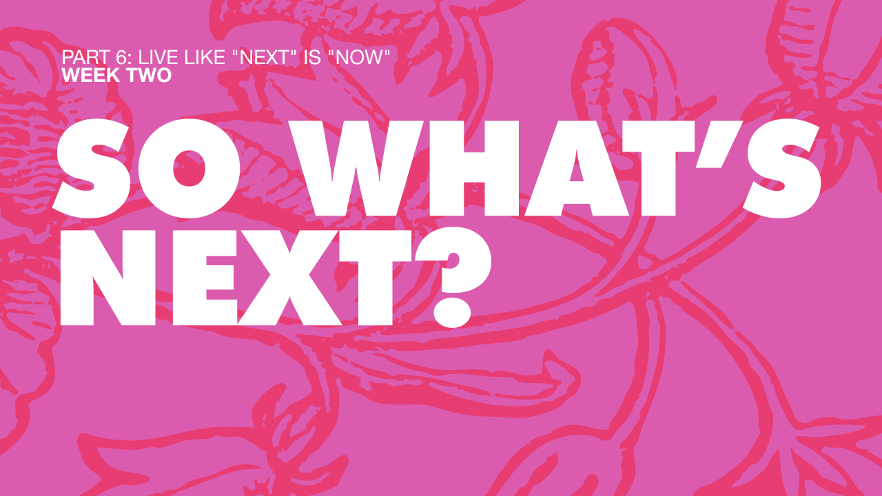 So What's Next?