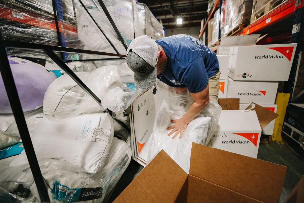 Sort & Prepare Essential Items with World Vision