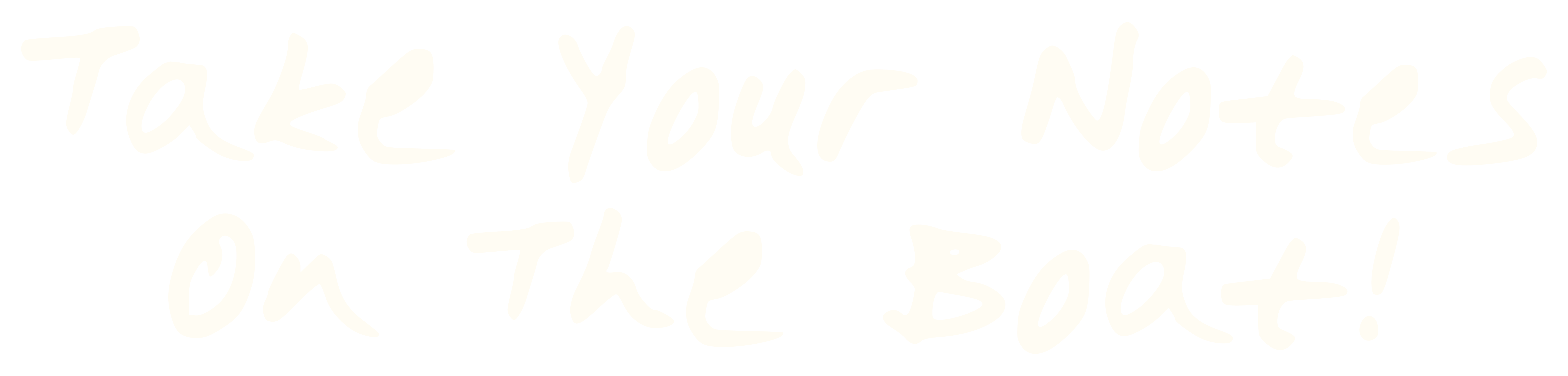 Take Your Notes On The Boat!